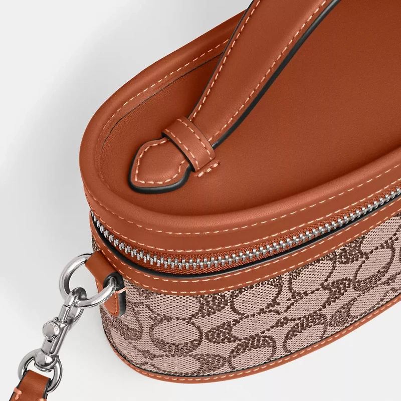 Trail Bag In Crystal Signature Jacquard