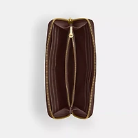 Essential Slim Accordion Zip Wallet In Signature Jacquard
