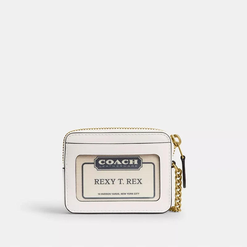 Essential Chain Card Case With Sticker Print