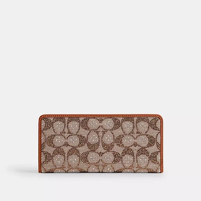 Essential Slim Wallet In Crystal Signature Jacquard