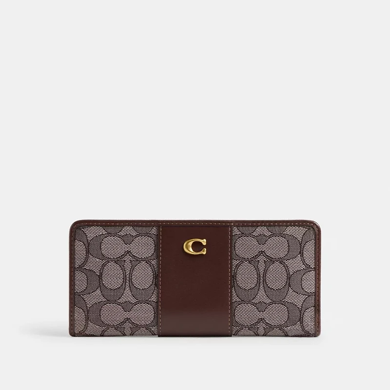 Essential Slim Wallet In Signature Jacquard