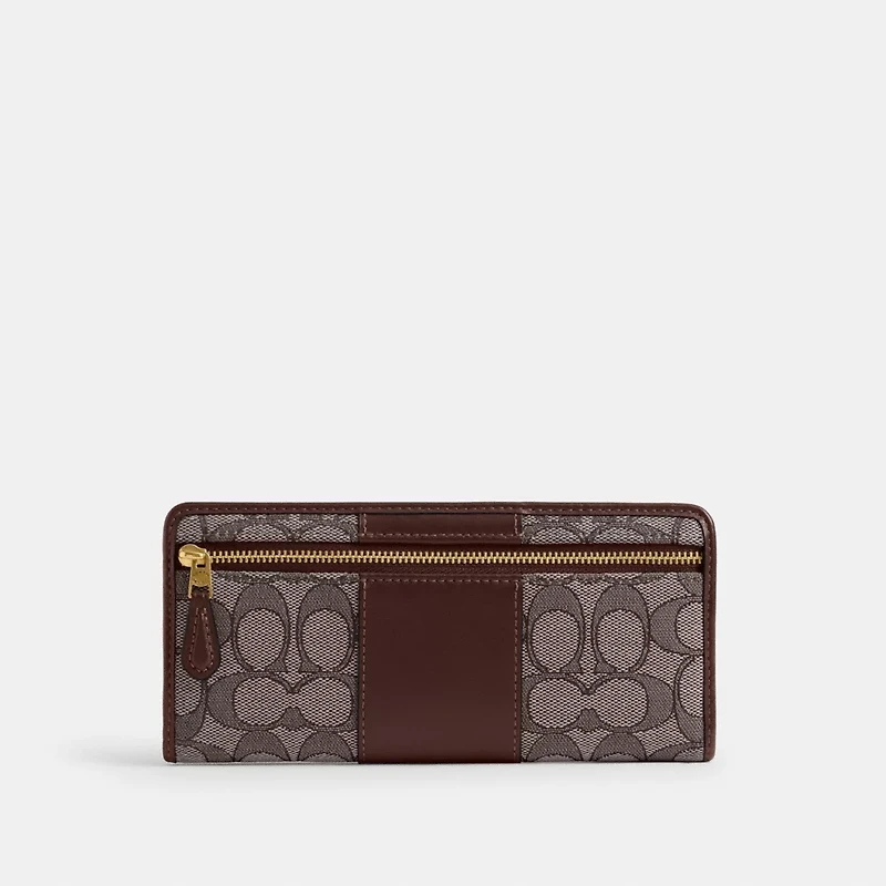 Essential Slim Wallet In Signature Jacquard