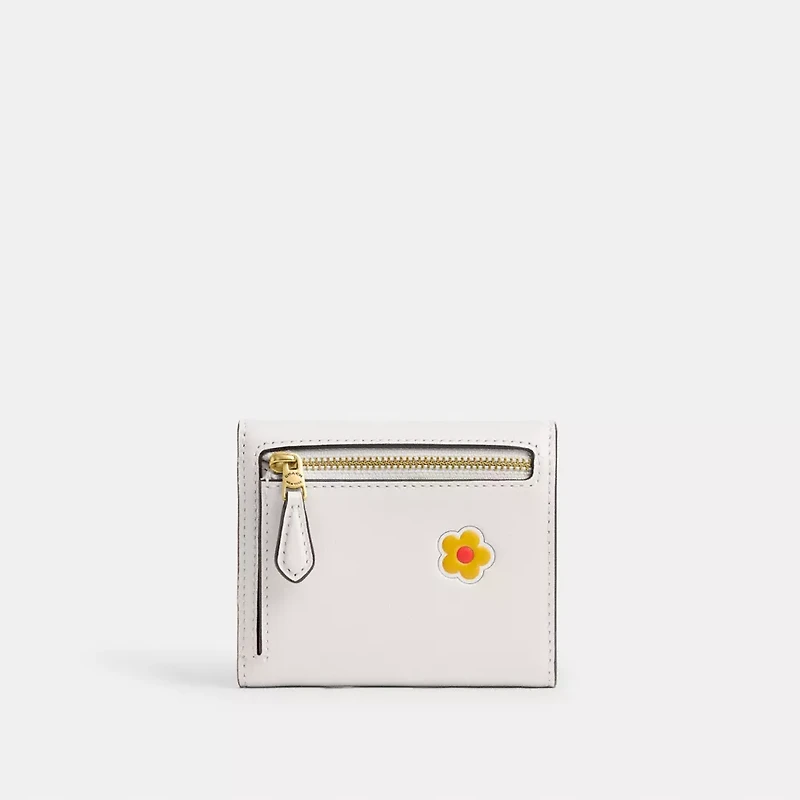 Mila Small Flap Wallet With Sticker Print