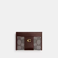 Essential Card Case In Signature Jacquard