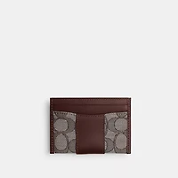 Essential Card Case In Signature Jacquard