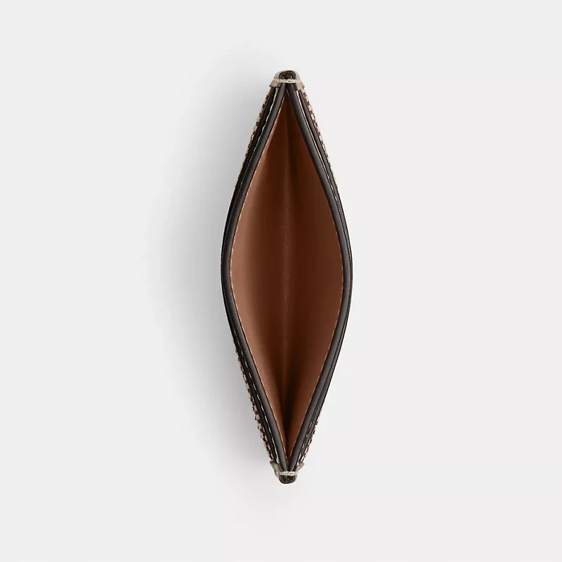 Essential Card Case In Crystal Signature Jacquard