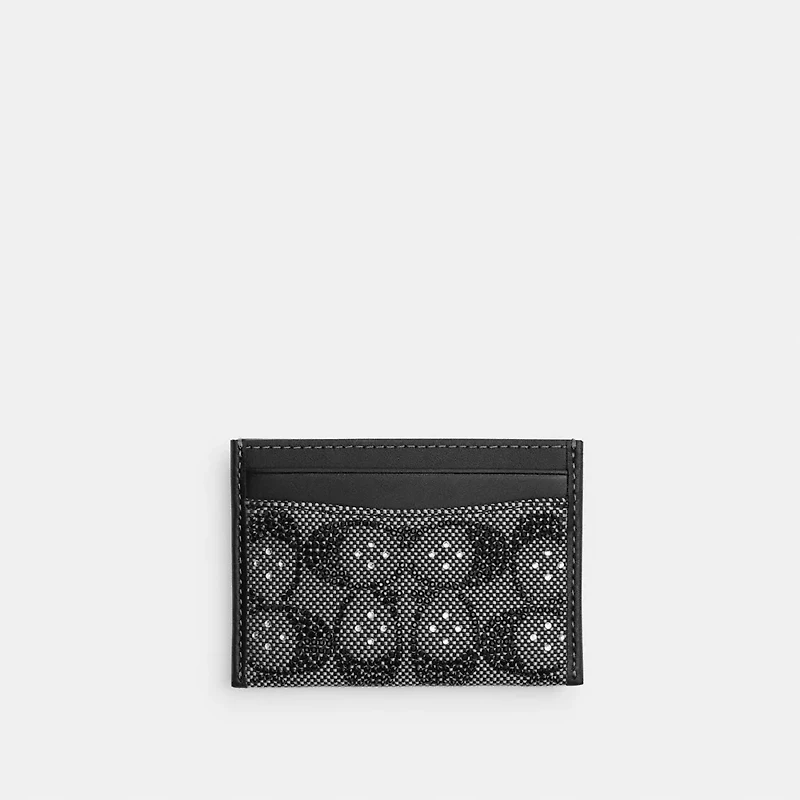 Essential Card Case Crystal Signature Jacquard