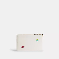 Essential Small Wristlet With Sticker Print