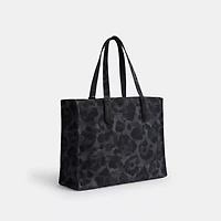 Tote With Camo Print And Rexy