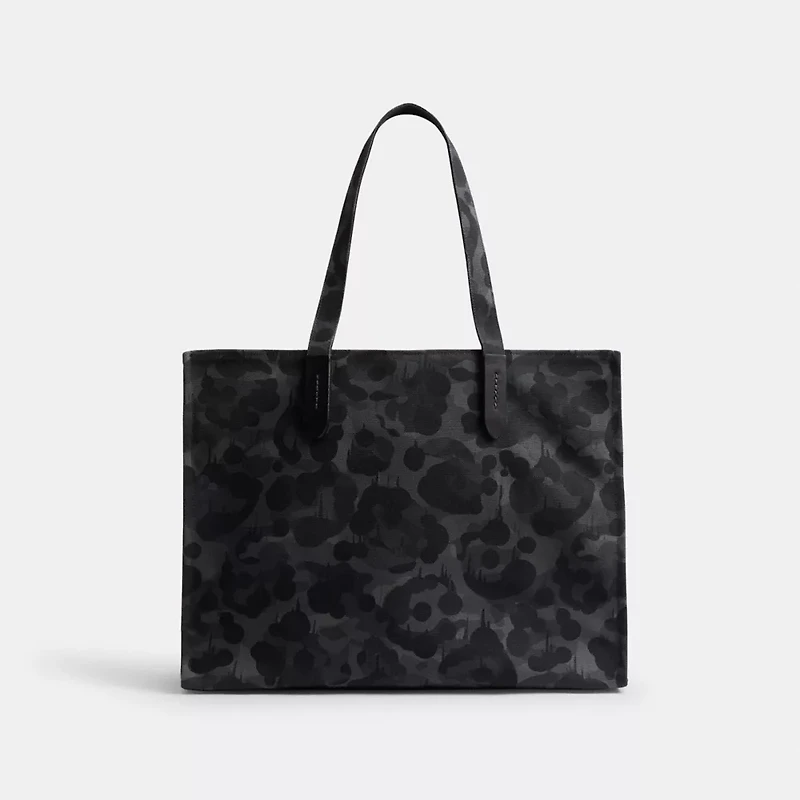 Tote With Camo Print And Rexy