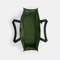 Tote With Camo Print And Rexy