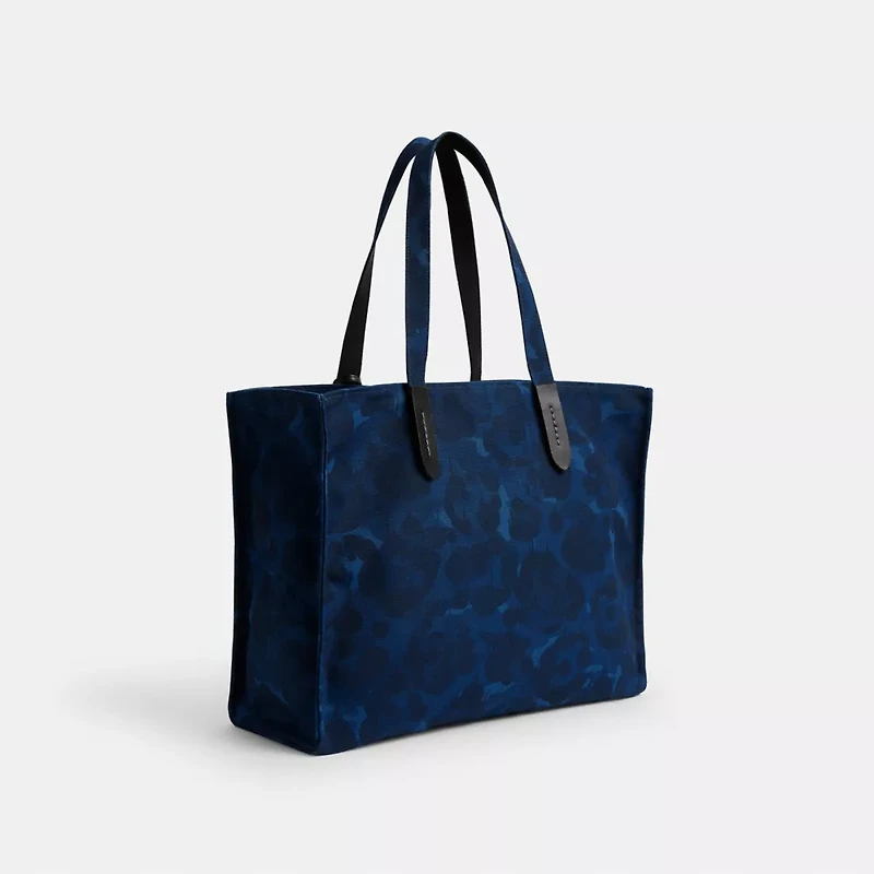 Tote With Camo Print And Rexy