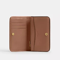 Essential Slim Card Case In Crystal Signature Jacquard