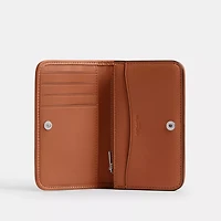 Essential Slim Card Case In Crystal Signature Jacquard