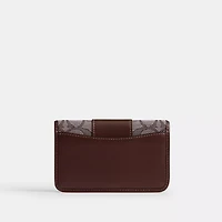 Essential Slim Card Case In Signature Jacquard