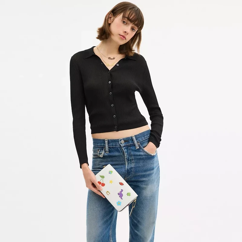 Mila Crossbody Bag With Sticker Print