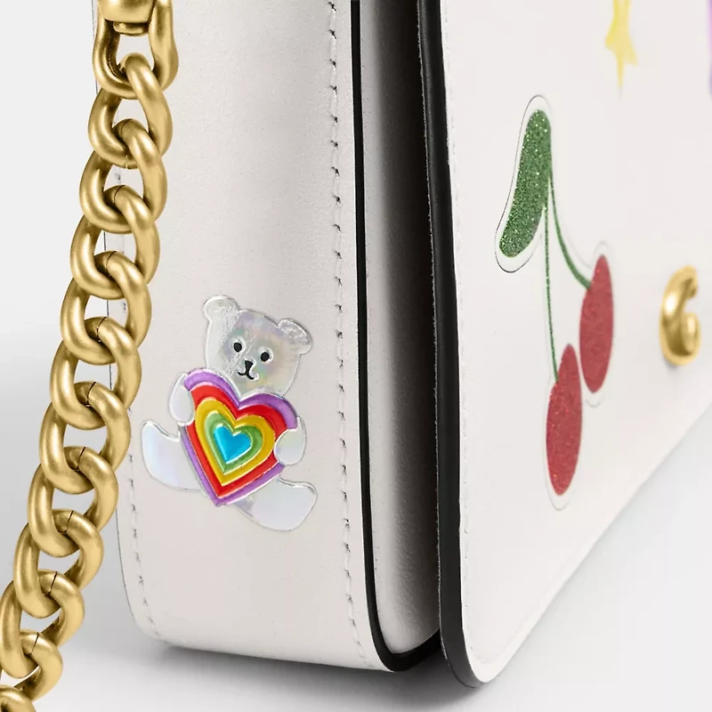 Mila Crossbody Bag With Sticker Print