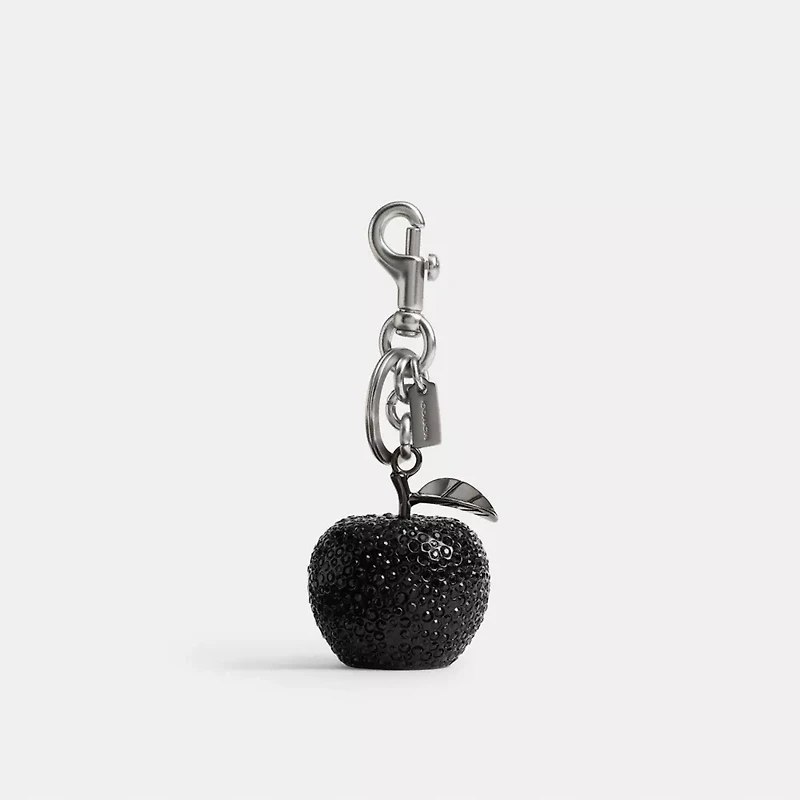 Crystal Apple Bag Charm