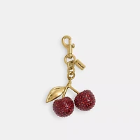 Crystal Cherry Bag Charm