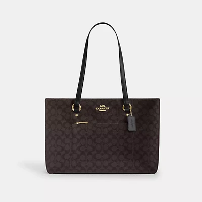 Station Tote Bag Signature Canvas