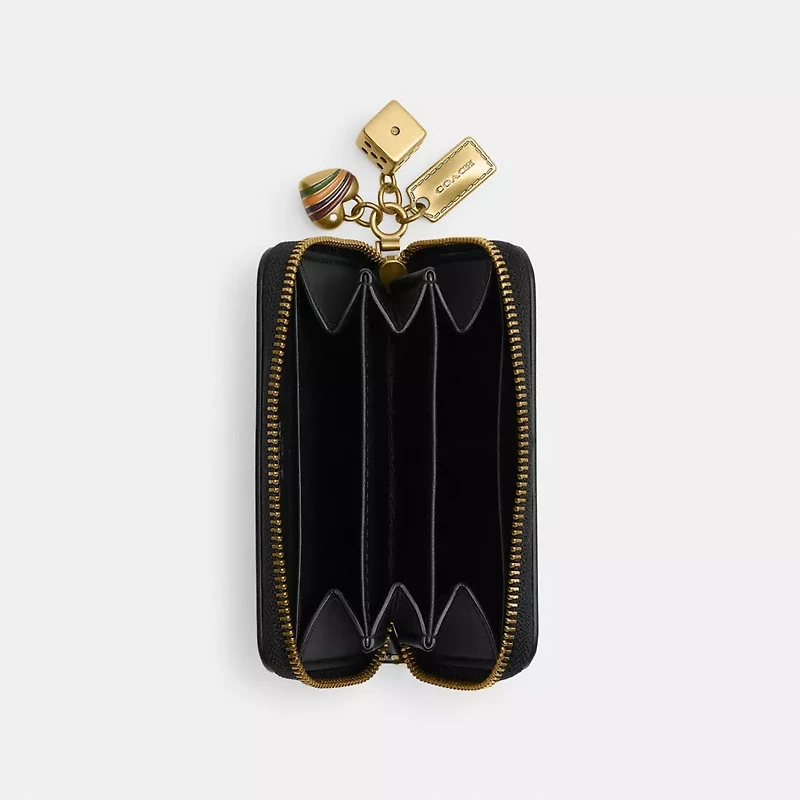 Essential Small Zip Around Wallet With Charms
