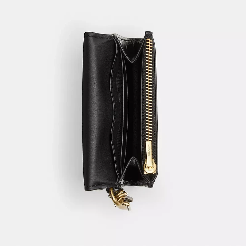 Essential Flap Card Case With Charms