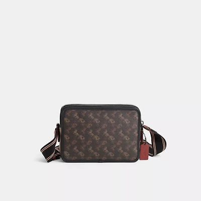 Restored Charter Crossbody Bag 24 With Signature Horse And Carriage Print