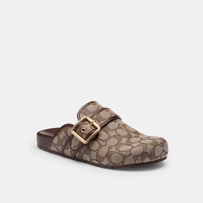 Archival Buckle Clog Signature Jacquard