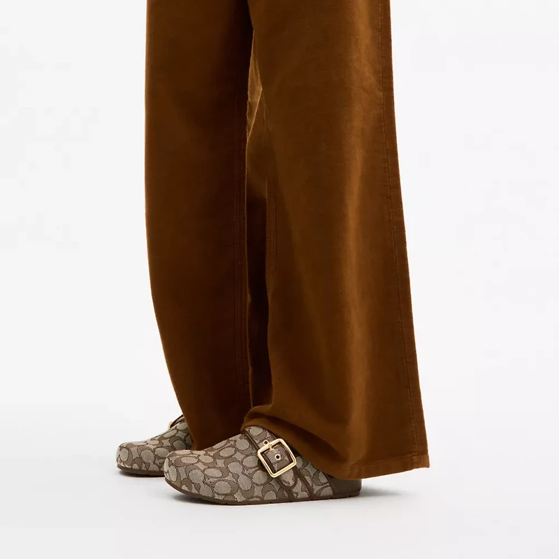 Archival Buckle Clog Signature Jacquard