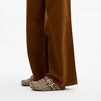 Archival Buckle Clog Signature Jacquard