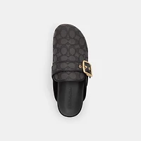 Archival Buckle Clog Signature Jacquard