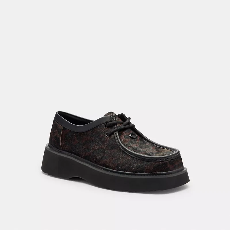Sculpted C Chukka Boot With Leopard Print
