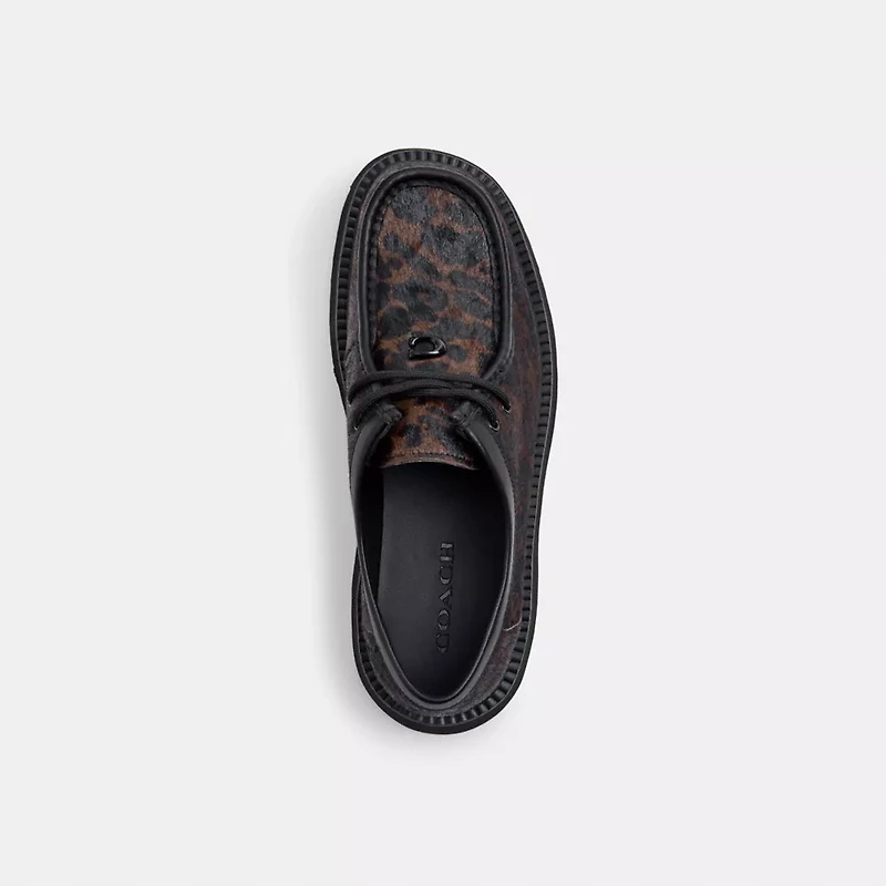 Sculpted C Chukka Boot With Leopard Print