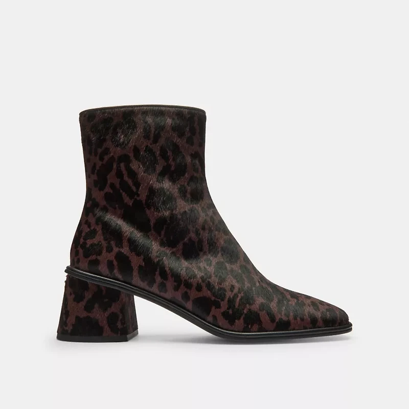 Gigi Bootie With Leopard Print