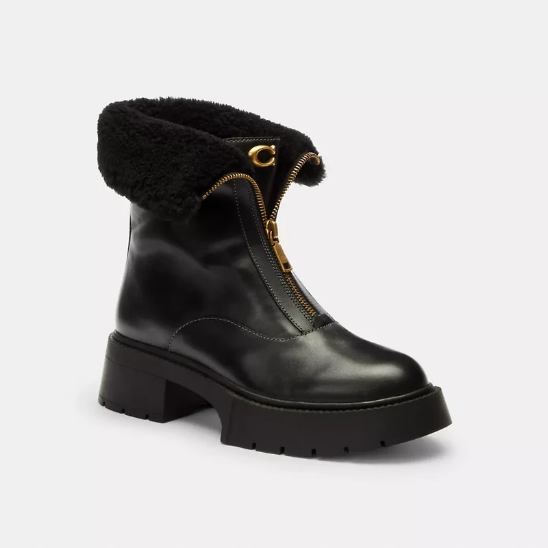 Leah Platform Zip Bootie