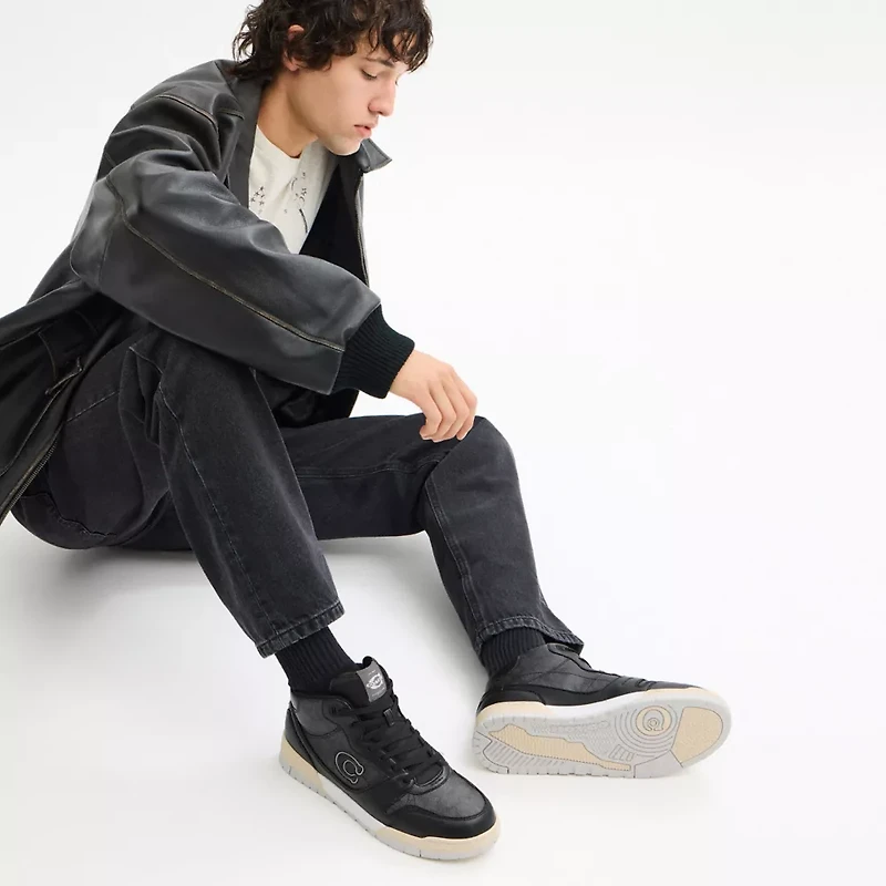 Soho Mid Top Sneaker Signature Canvas