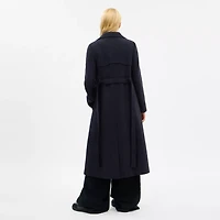 Long Wool Trench Coat