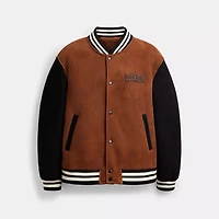 Shearling Varsity Jacket