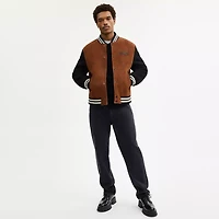 Shearling Varsity Jacket