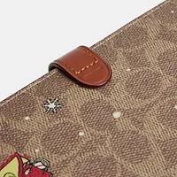 Notebook In Signature Canvas With Holiday Train