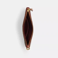 Essential Small Wristlet In Signature Canvas With Holiday Gifts