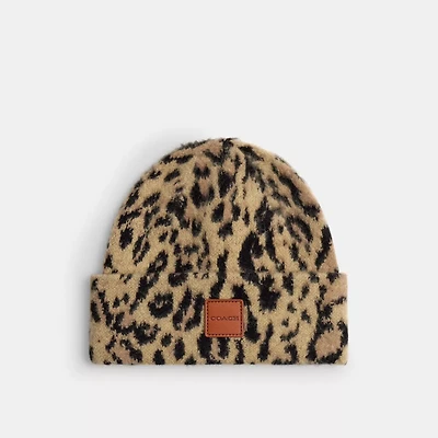 Leopard Print Beanie