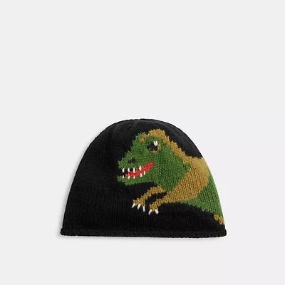 Jumbo Rexy Print Knit Beanie