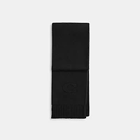 Signature Embossed Knit Muffler