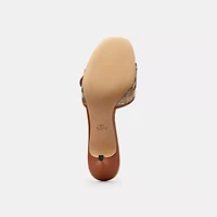 Margot Sandal Crystal Signature Jacquard