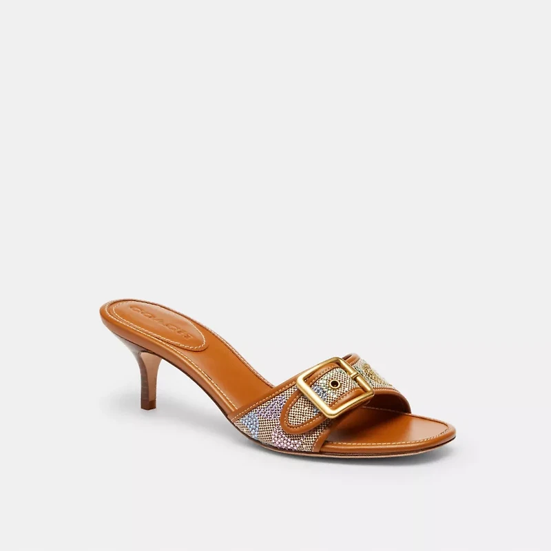 Margot Sandal Crystal Signature Jacquard