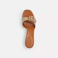 Margot Sandal Crystal Signature Jacquard