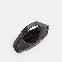 Alter/Ego Crescent Shoulder Bag Checkerboard Upcrafted Leather
