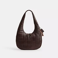 Alter/Ego Crescent Shoulder Bag Checkerboard Upcrafted Leather