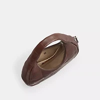 Alter/Ego Crescent Shoulder Bag Checkerboard Upcrafted Leather